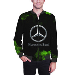 Бомбер мужской Mercedes, цвет: 3D-черный — фото 2