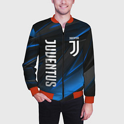 Бомбер мужской JUVENTUS, цвет: 3D-красный — фото 2