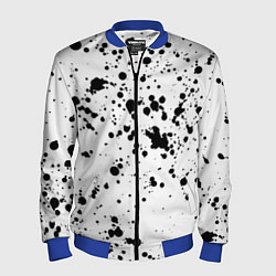 Бомбер мужской Далматинец, цвет: 3D-синий