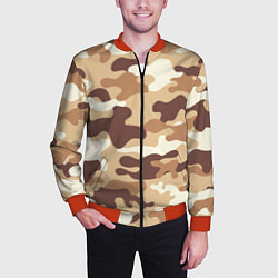 Бомбер мужской МИЛИТАРИ, цвет: 3D-красный — фото 2