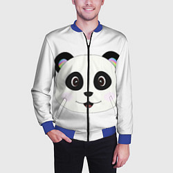 Бомбер мужской Panda, цвет: 3D-синий — фото 2