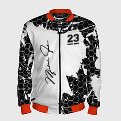 Бомбер мужской Michael Jordan 23, цвет: 3D-красный