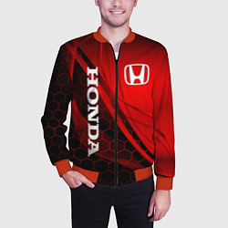 Бомбер мужской HONDA, цвет: 3D-красный — фото 2