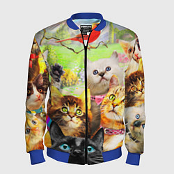 Мужской бомбер КОТЫ