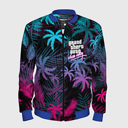 Бомбер мужской GTA VICE CITY, цвет: 3D-синий