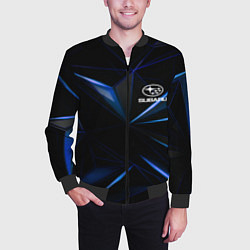 Бомбер мужской SUBARU, цвет: 3D-черный — фото 2