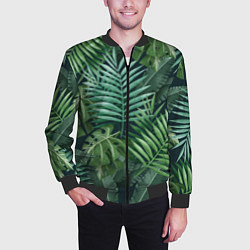 Бомбер мужской Тропики, цвет: 3D-черный — фото 2