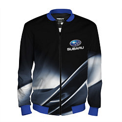 Бомбер мужской SUBARU, цвет: 3D-синий