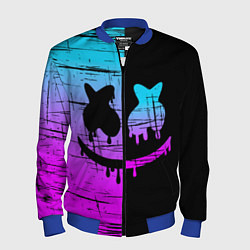 Бомбер мужской FORTNITE MARSHMELLO, цвет: 3D-синий