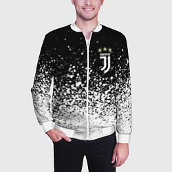 Бомбер мужской JUVENTUS, цвет: 3D-белый — фото 2