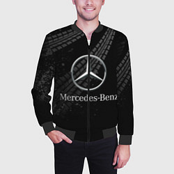 Бомбер мужской MERCEDES, цвет: 3D-черный — фото 2