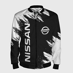 Бомбер мужской NISSAN, цвет: 3D-черный
