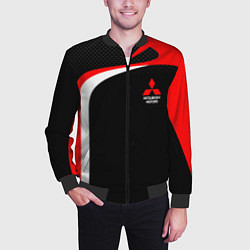 Бомбер мужской EVO Racer uniform, цвет: 3D-черный — фото 2