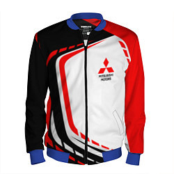 Бомбер мужской Mitsubishi EVO Uniform, цвет: 3D-синий