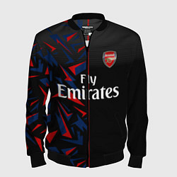 Бомбер мужской ARSENAL UNIFORM 2020, цвет: 3D-черный