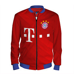 Бомбер мужской FC Bayern Munchen, цвет: 3D-синий