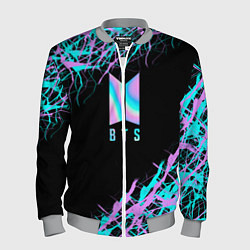 Бомбер мужской BTS, цвет: 3D-меланж
