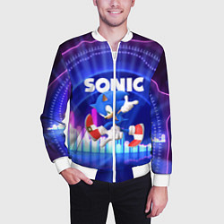 Бомбер мужской SONIC СОНИК, цвет: 3D-белый — фото 2
