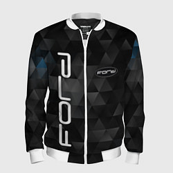 Бомбер мужской FORD, цвет: 3D-белый