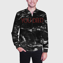 Бомбер мужской YOU DIED, цвет: 3D-черный — фото 2