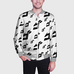 Бомбер мужской JoJo Bizarre Adventure, цвет: 3D-меланж — фото 2