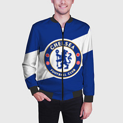 Бомбер мужской Chelsea SPORT, цвет: 3D-черный — фото 2