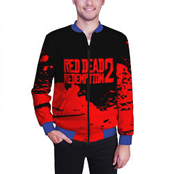Бомбер мужской RED DEAD REDEMPTION 2, цвет: 3D-синий — фото 2