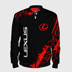 Бомбер мужской LEXUS ЛЕКСУС, цвет: 3D-черный
