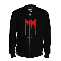 Бомбер мужской Marilyn Manson, цвет: 3D-черный