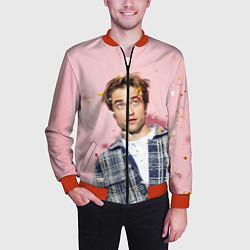 Бомбер мужской ROBERT PATTINSON, цвет: 3D-красный — фото 2
