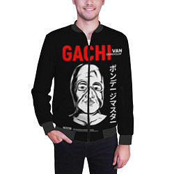 Бомбер мужской Gachimuchi Van Darkholm, цвет: 3D-черный — фото 2