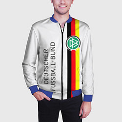 Бомбер мужской СБОРНАЯ ГЕРМАНИЯ, цвет: 3D-синий — фото 2