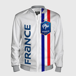 Бомбер мужской СБОРНАЯ ФРАНЦИЯ, цвет: 3D-меланж
