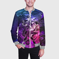 Бомбер мужской Дазай и Чуя, цвет: 3D-меланж — фото 2
