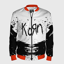 Бомбер мужской Korn, цвет: 3D-красный