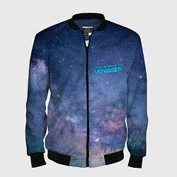Бомбер мужской Услышь мой вой уже, это Voyager, цвет: 3D-черный