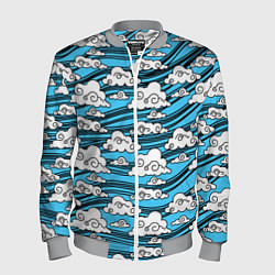 Бомбер мужской КИМОНО ТАНДЖИРО, цвет: 3D-меланж