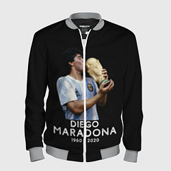 Бомбер мужской Diego Maradona, цвет: 3D-меланж