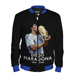 Бомбер мужской Diego Maradona, цвет: 3D-синий