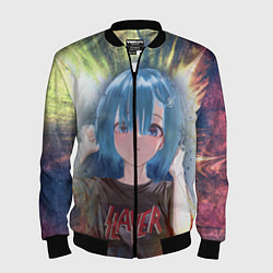 Бомбер мужской Rem Slayer, цвет: 3D-черный