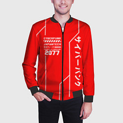 Бомбер мужской CYBERPUNK FASHION, цвет: 3D-черный — фото 2