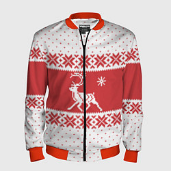 Мужской бомбер Северный Олень