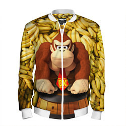 Бомбер мужской Dk, цвет: 3D-белый