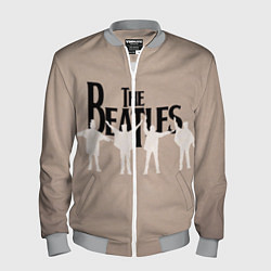 Бомбер мужской The Beatles, цвет: 3D-меланж