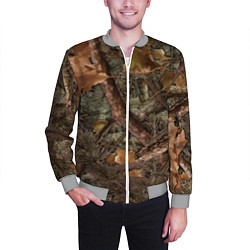 Бомбер мужской Охотничий камуфляж, цвет: 3D-меланж — фото 2