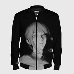 Бомбер мужской Makima Chainsaw Man, цвет: 3D-черный