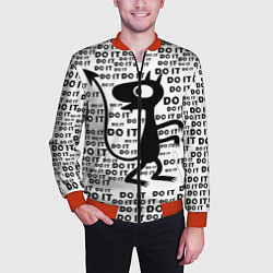 Бомбер мужской Люси, цвет: 3D-красный — фото 2