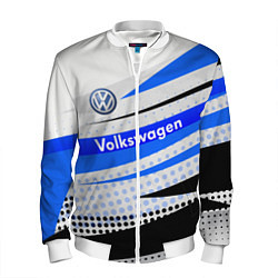 Бомбер мужской Volkswagen, цвет: 3D-белый