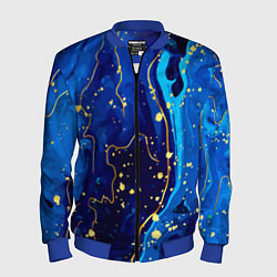 Бомбер мужской СИНИЙ ГРАНИТ, цвет: 3D-синий