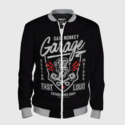 Бомбер мужской Gas Monkey Garage, цвет: 3D-меланж